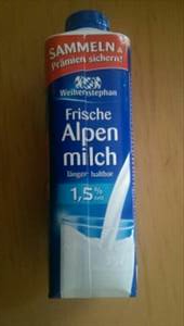 Weihenstephan Frische Alpen Milch 1,5%