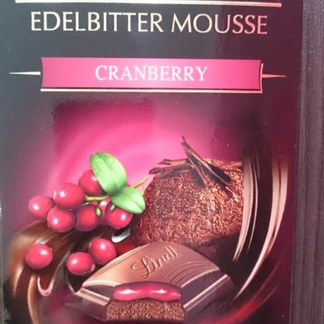 Lindt Edelbitter Mousse Cranberry