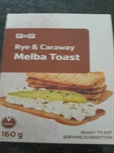 Pick n Pay Rye & Caraway Melba Toast
