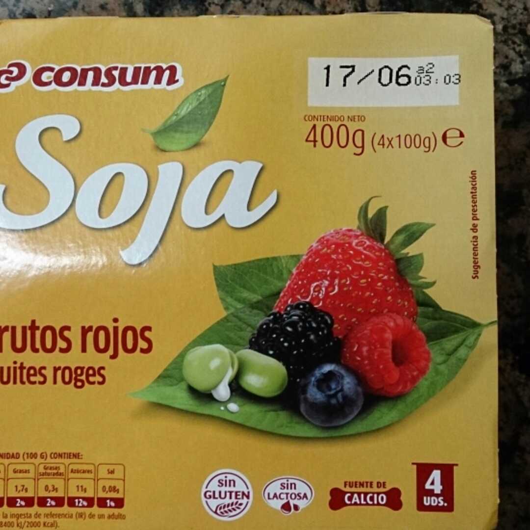 Consum Yogur Soja Frutos Rojos