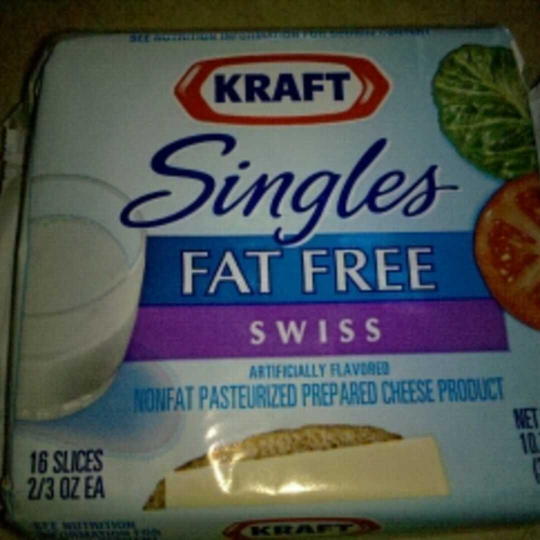 Kraft Fat Free Swiss Cheese Singles