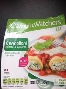 Weight Watchers Cannelloni Ricotta & Épinards