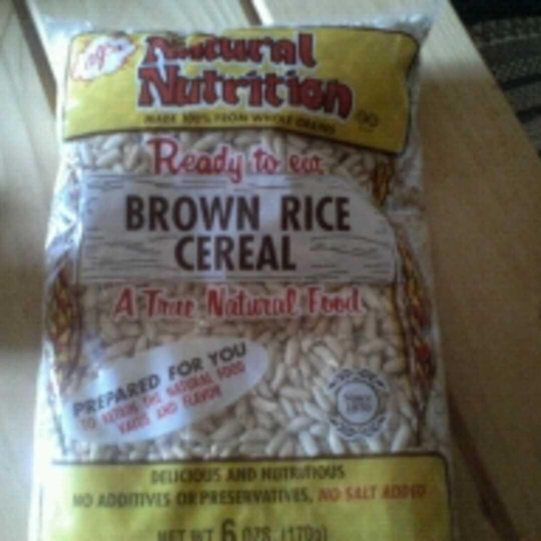 Alf's Natural Nutrition Puffed Brown Rice Cereal