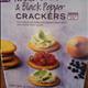 Fresh & Easy Roasted Onion & Black Pepper Crackers