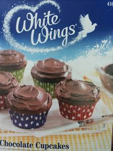 White Wings Chocolate Cupcakes
