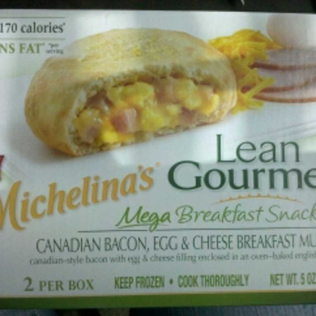 Michelina's Lean Gourmet Breakfast Selections Canadian Bacon, Egg & Cheese Breakfast Muffin
