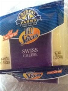 Crystal Farms Deli Slices Swiss Cheese