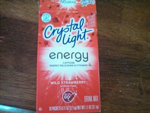 Crystal Light Energy Wild Strawberry Sugar Free