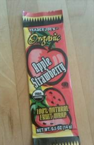 Trader Joe's Organic Fruit Wrap - Apple Strawberry