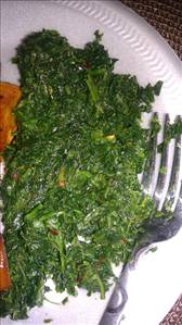 Cooked Spinach (from Frozen, Fat Not Added in Cooking)