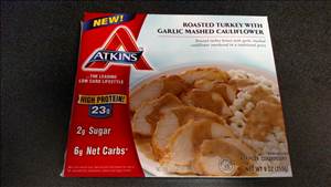 Atkins Frozen Roasted Turkey with Garlic Mashed Cauliflower