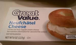 Great Value 1/3 Less Fat Than Cream Cheese Neufchatel Cheese