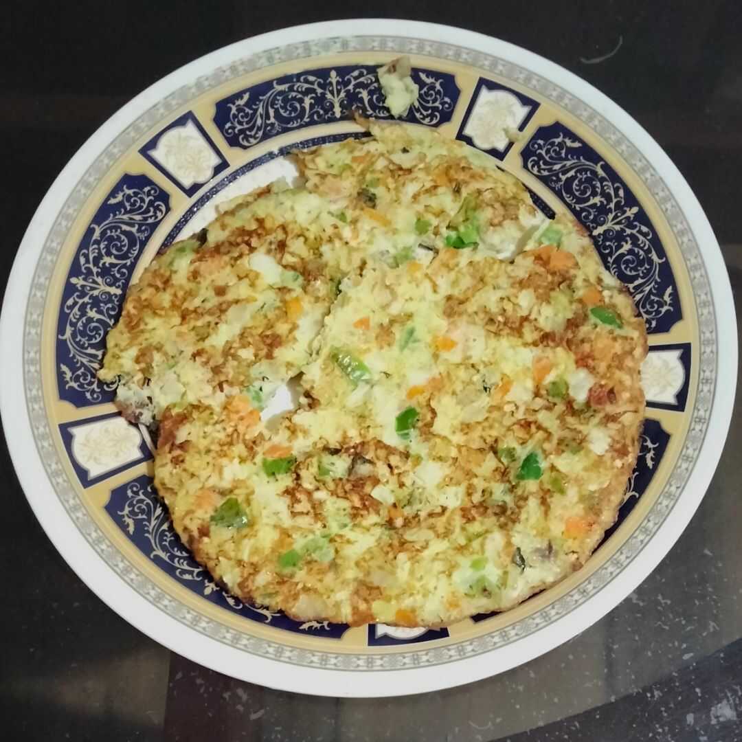Egg Omelette or Scrambled Egg with Vegetables