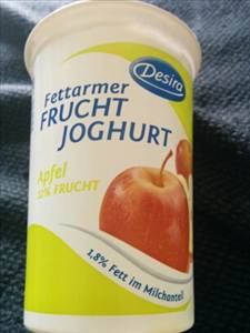 Desira Fettarmer Frucht Joghurt Apfel