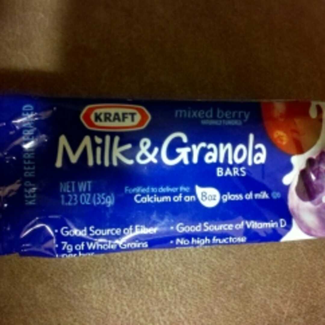 Kraft Milk & Granola Bars - Mixed Berry