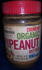 Woodstock Farms Crunchy Organic Peanut Butter