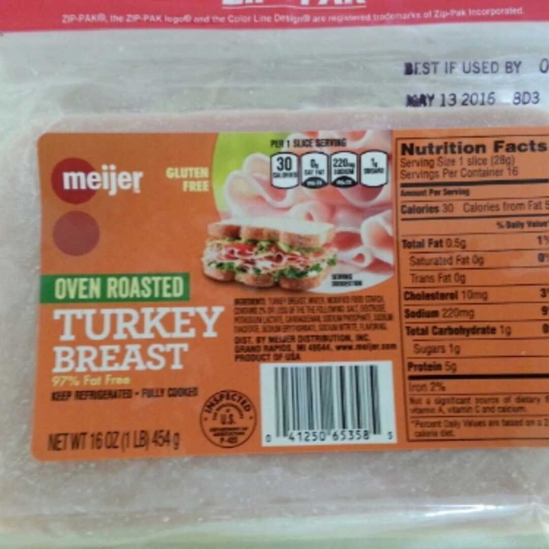 Meijer Oven Roasted Turkey Breast 97% Fat Free