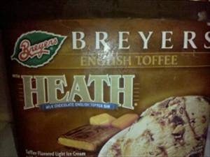 Breyers Heath English Toffee Ice Cream