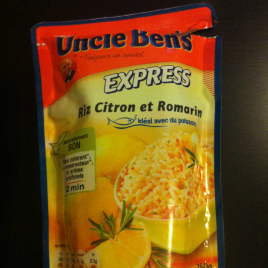 Uncle Ben's Riz Express Citron et Romarin