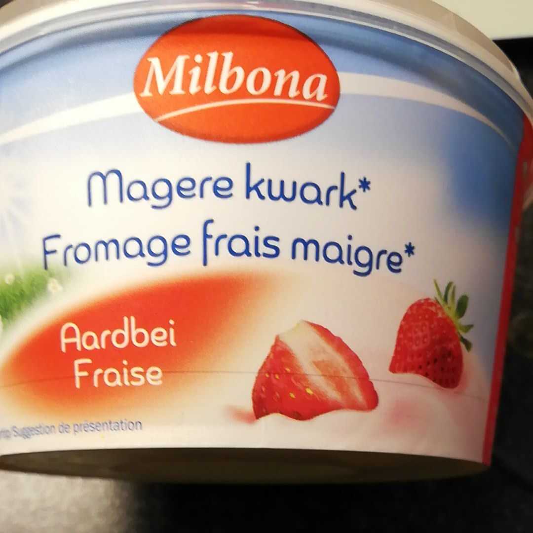 Milbona Magere Kwark Aardbei