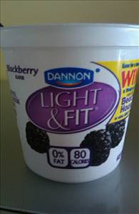Dannon Light & Fit Yogurt - Blackberry