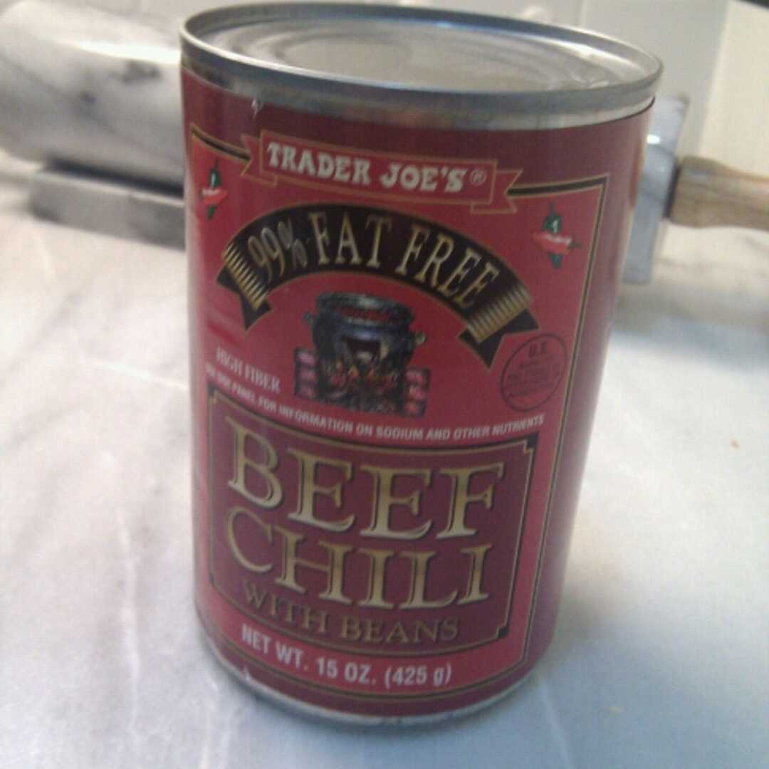 Trader Joe's 99% Fat Free Beef Chili with Beans