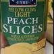Hill Country Fare Light Yellow Cling Peach Slices