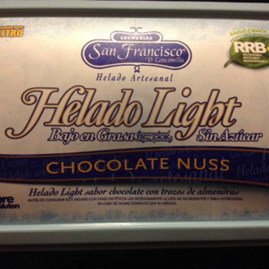 San Francisco Helado Chocolate Nuss Light