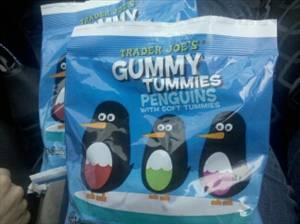 Trader Joe's Gummy Tummies Penguins with Soft Tummies