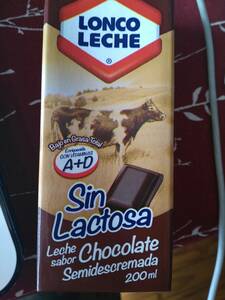 Loncoleche Leche sin Lactosa Semidescremada Chocolate