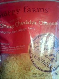Happy Farms Shredded Sharp Cheddar Cheese