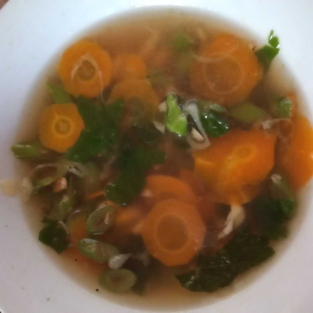 Sup Sayur Vegetarian  (Disiapkan dengan Air)