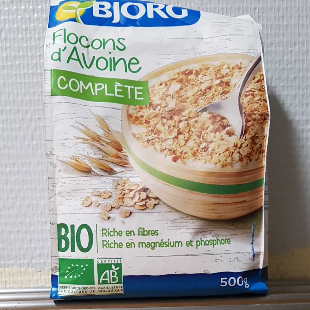 Flocons d'avoine céréale complète - Bjorg - 500 g