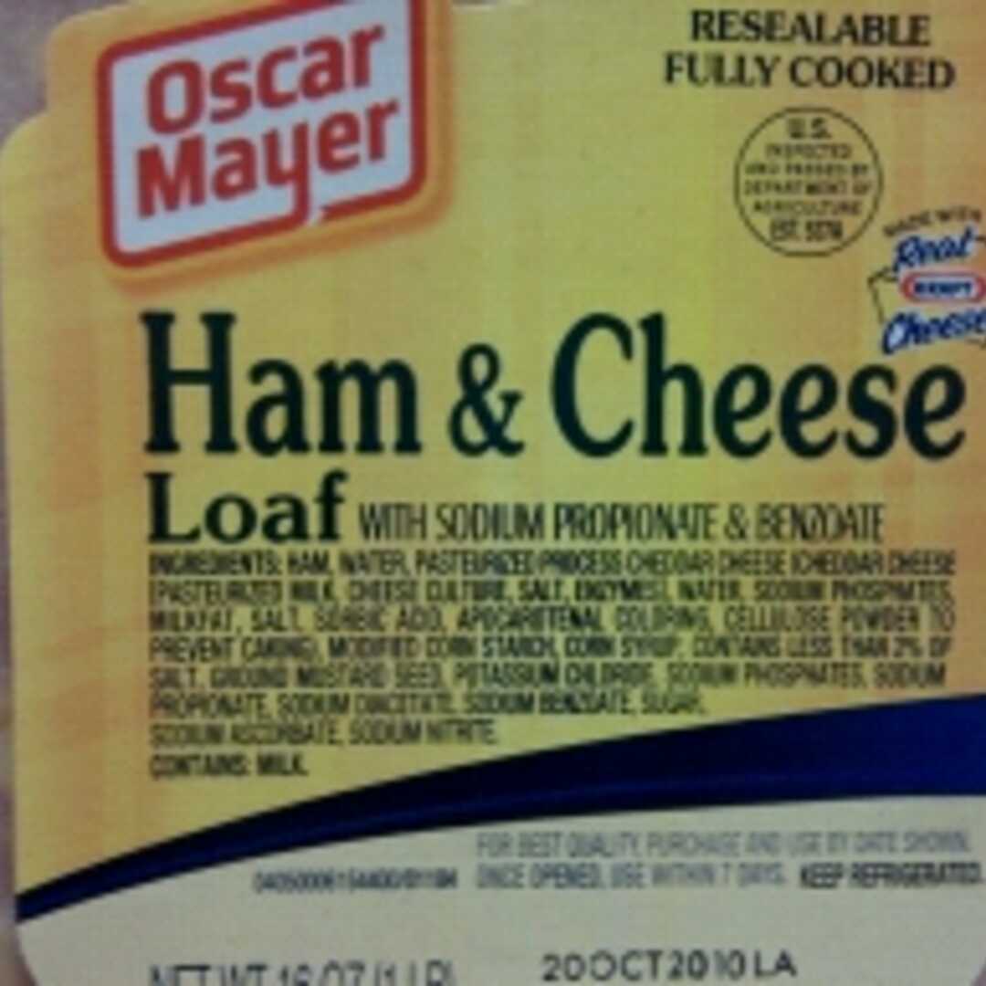 Oscar Mayer Ham & Cheese Loaf Sliced Deli Meat
