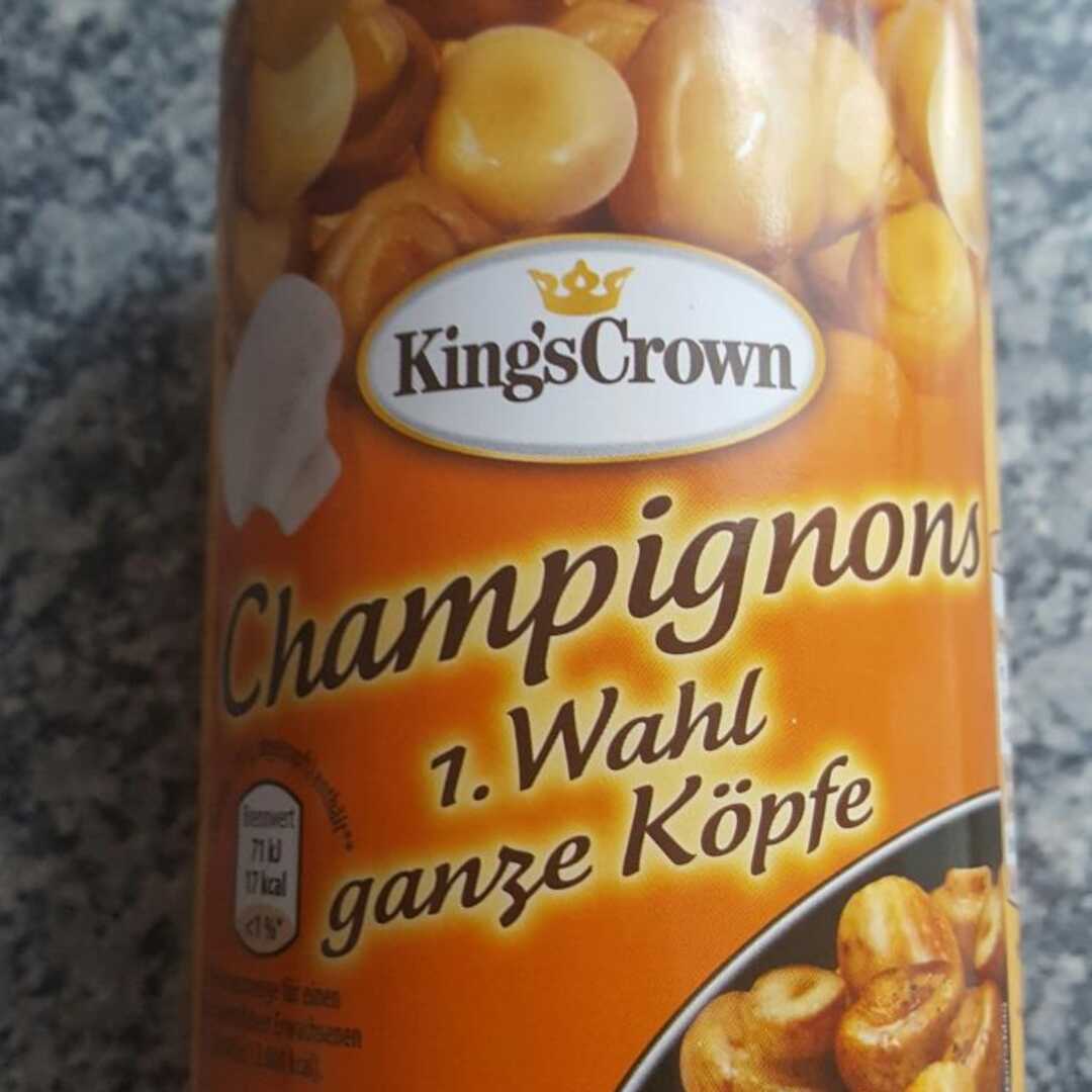 King's Crown Champignons, 1. Wahl, Ganze Köpfe