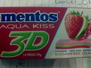 Mentos Aqua Kiss 3D Sugar Free Gum