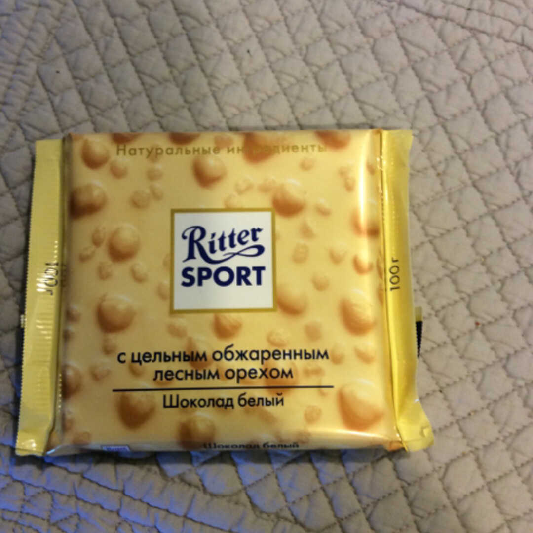 Ritter Sport белый шоколад с корицей