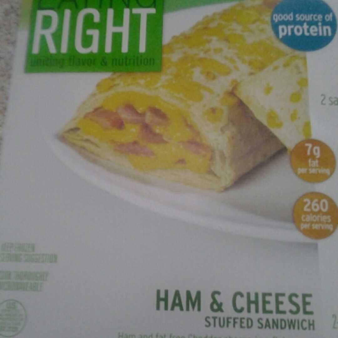 Eating Right Ham & Cheese Stuffed Sandwich