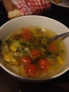 Вегетарианский Овощной Суп (Приготовлено с Водой)