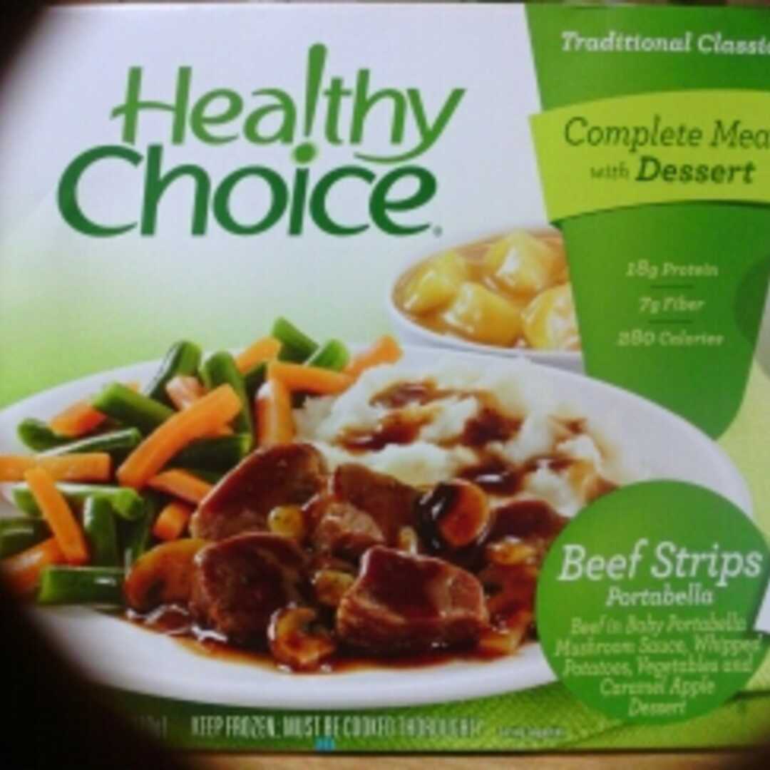 Healthy Choice Beef Strips Portabella