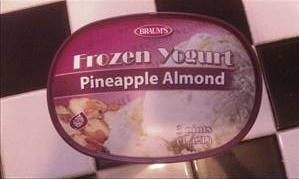 Braum's Pineapple Almond Frozen Yogurt
