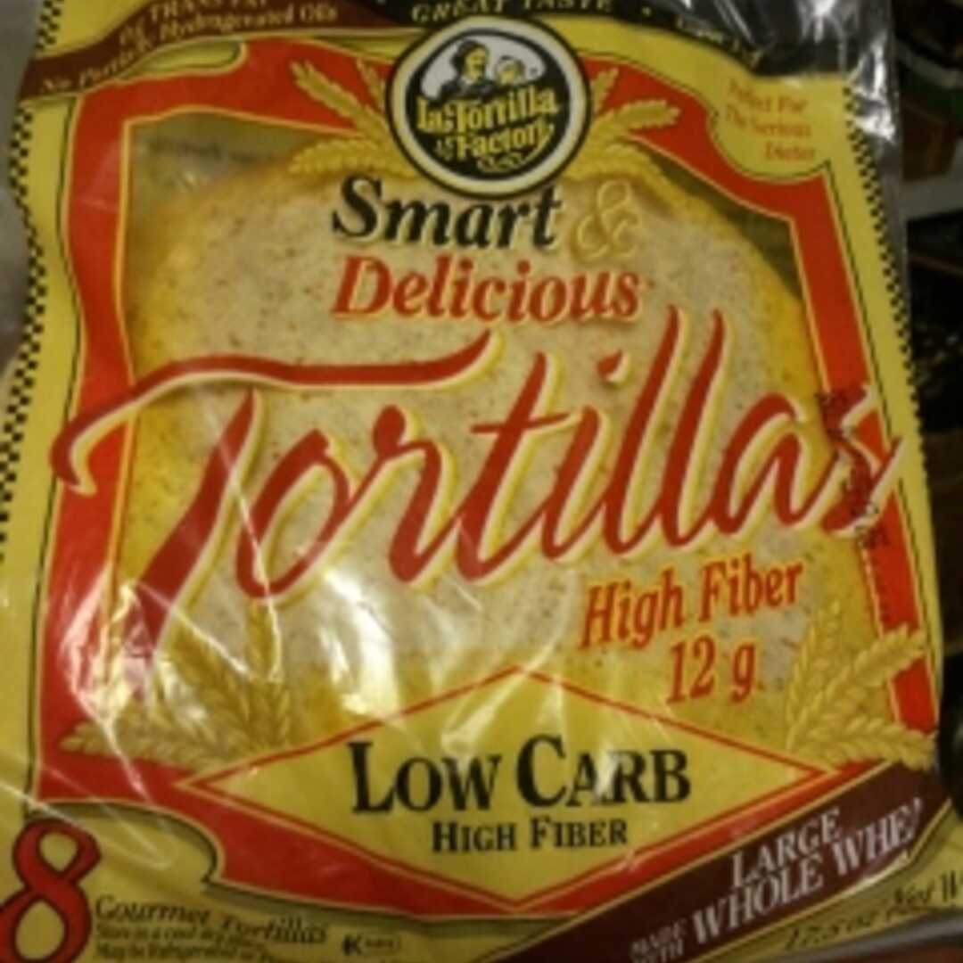 La Tortilla Factory Smart & Delicious Low Carb High Fiber Large Tortillas