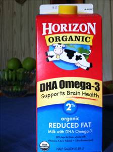 Horizon Organic 2% Reduced Fat Milk with DHA Omega-3