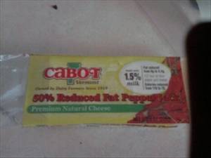 Cabot 50% Reduced Fat Natural Premium Vermont Pepper Jack Cheese