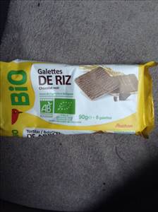Auchan Bio Galette de Riz Chocolat Noir