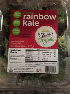 Nature's Greens Organic Rainbow Kale
