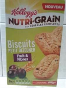 Kellogg's Nutri-Grain Biscuits Petit Déjeuner Fruits & Fibres