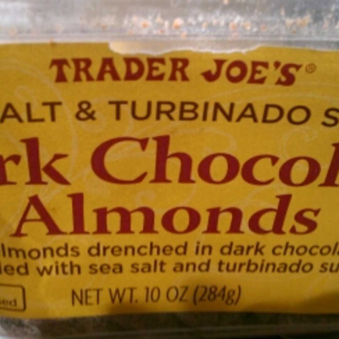 Trader Joe's Dark Chocolate Almonds with Sea Salt & Turbinado Sugar