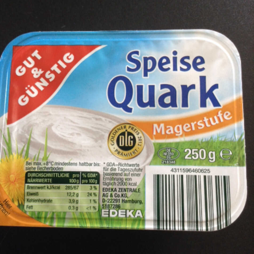 Gut & Günstig Speise Quark Magerstufe