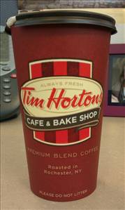 Tim Hortons Coffee (1 Cream, 1 Sugar) (Medium)